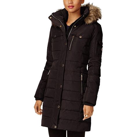 michael kors womens winter 3 4 length down coat|Michael Kors winter coats clearance.